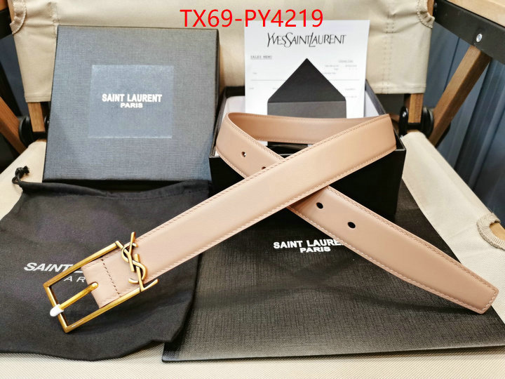 Belts-YSL best quality designer ID: PY4219 $: 69USD