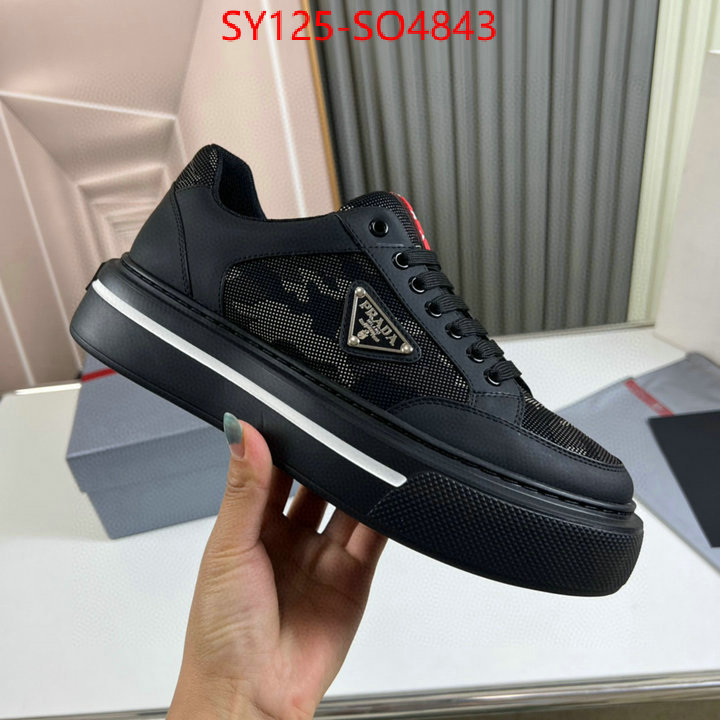 Men shoes-Prada top perfect fake ID: SO4843 $: 125USD