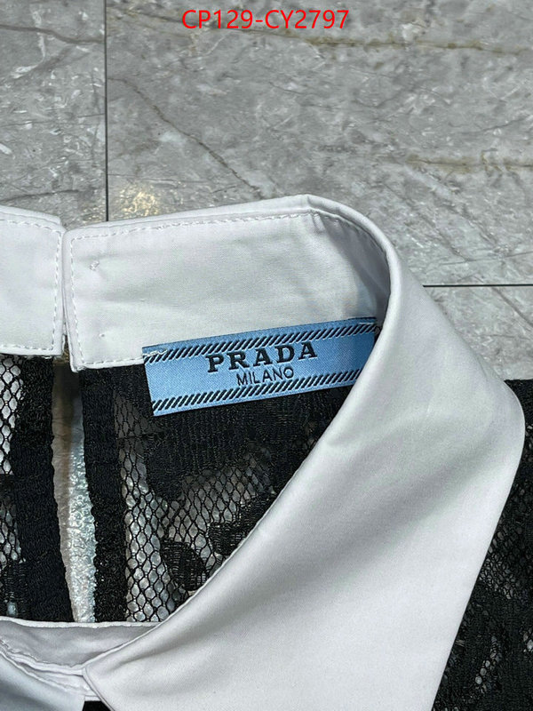 Clothing-Prada is it ok to buy replica ID: CY2797 $: 129USD