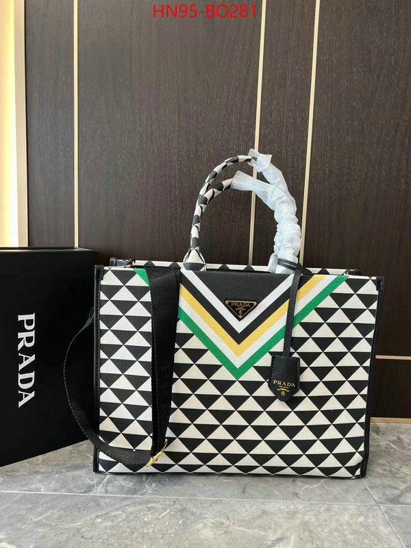 Prada Bags (4A)-Handbag- high quality perfect ID: BO281 $: 95USD