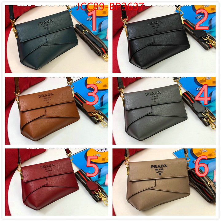 Prada Bags (4A)-Diagonal- 1:1 replica ID: BP3637 $: 89USD