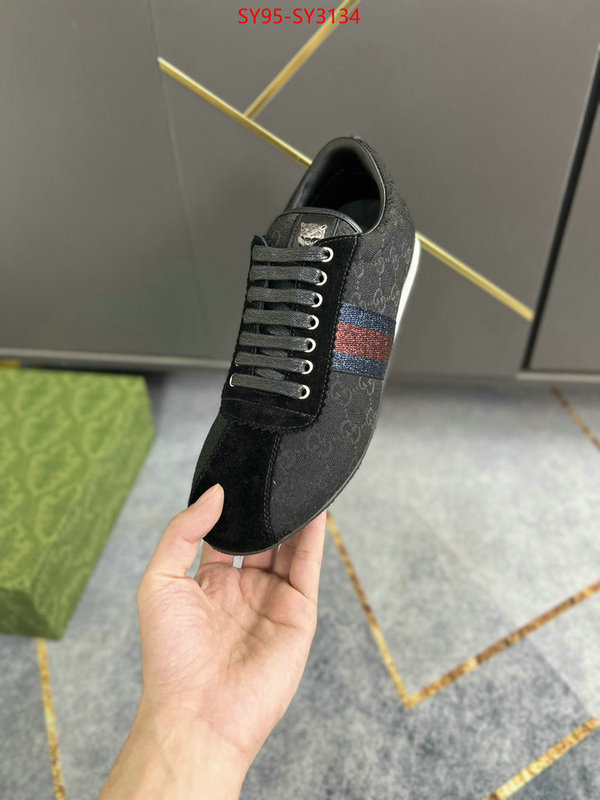 Men Shoes-Gucci what is aaaaa quality ID: SY3134 $: 95USD