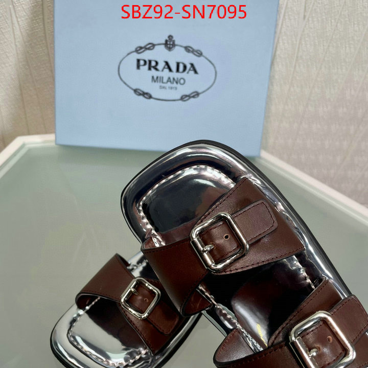 Women Shoes-Prada designer high replica ID: SN7095 $: 92USD