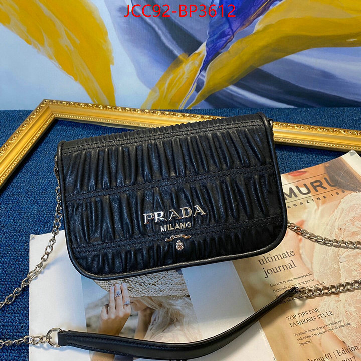 Prada Bags (4A)-Diagonal- online china ID: BP3612 $: 92USD