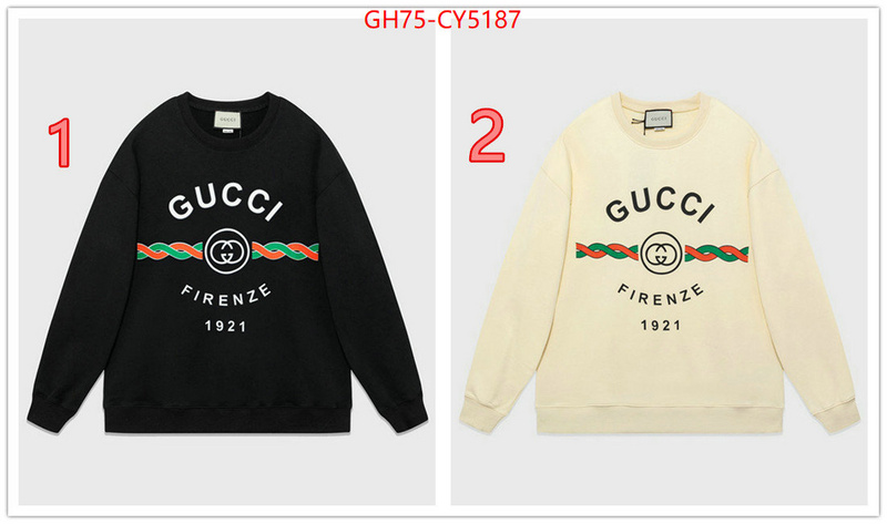 Clothing-Gucci aaaaa customize ID: CY5187 $: 75USD