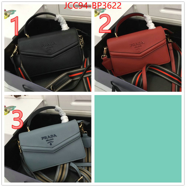 Prada Bags (4A)-Diagonal- from china ID: BP3622 $: 94USD