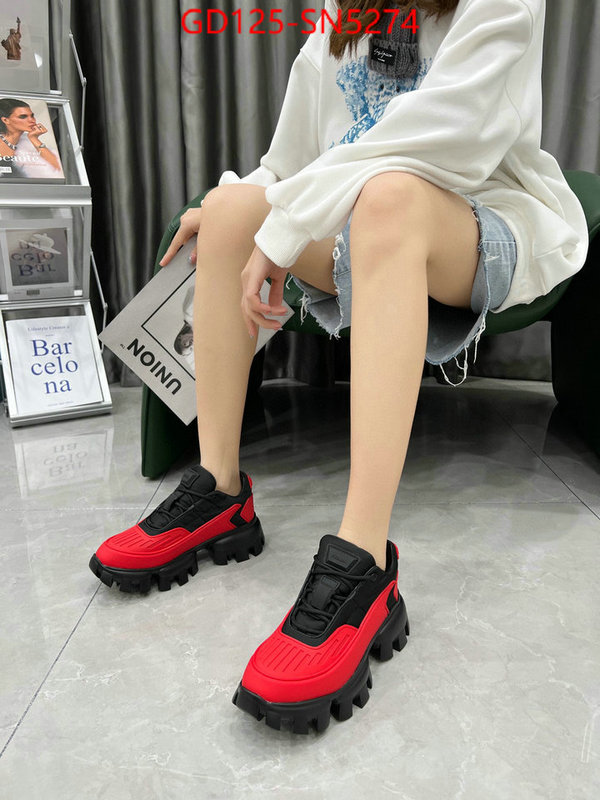 Men shoes-Prada shop designer ID: SN5274 $: 125USD