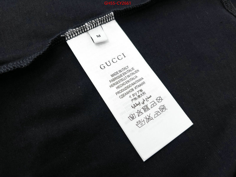 Clothing-Gucci can you buy knockoff ID: CY2661 $: 55USD