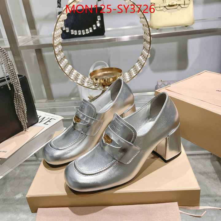 Women Shoes-Miu Miu high ID: SY3726 $: 125USD