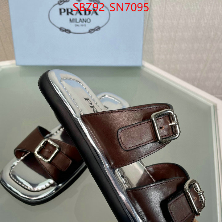 Women Shoes-Prada designer high replica ID: SN7095 $: 92USD