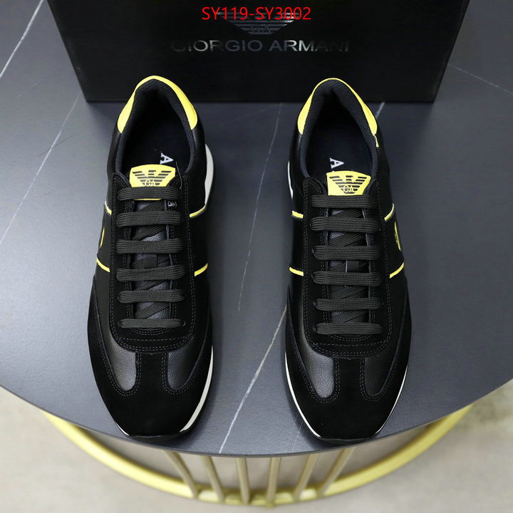 Men shoes-Armani where can i buy the best quality ID: SY3002 $: 119USD