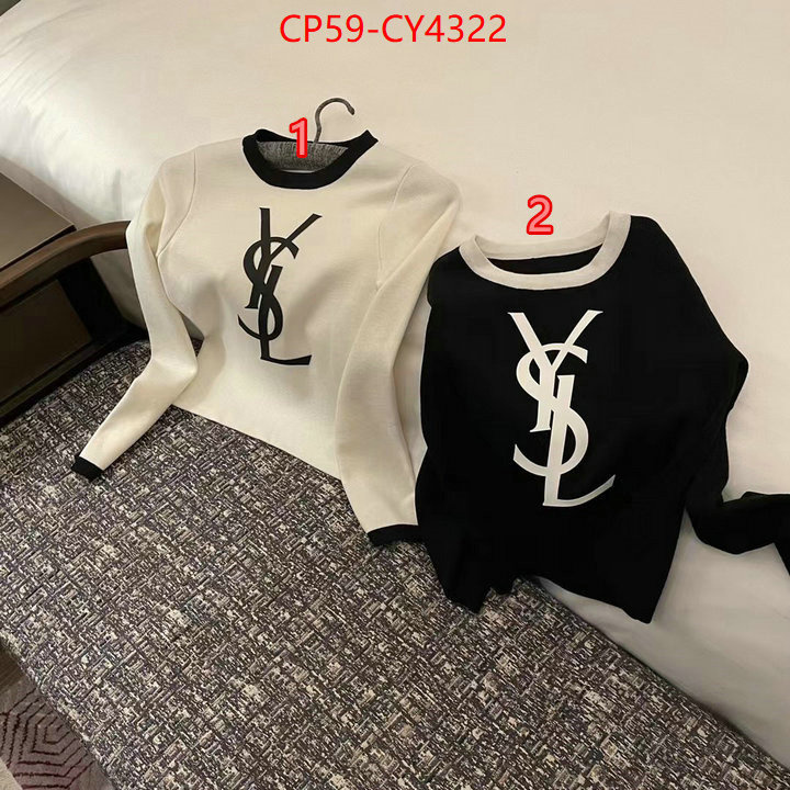 Clothing-YSL designer 1:1 replica ID: CY4322 $: 59USD