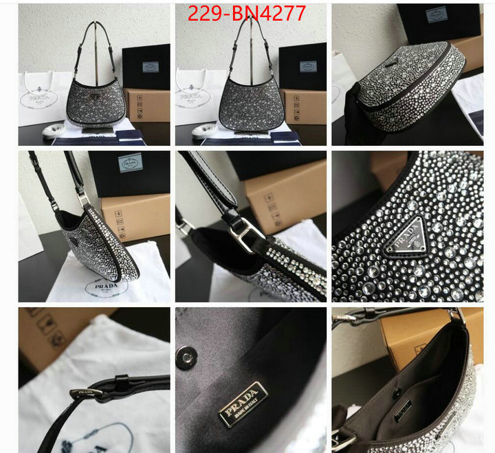 Prada Bags (TOP)-Cleo the best quality replica ID: BN4277 $: 229USD