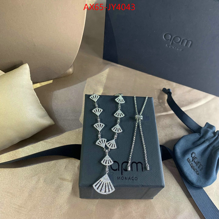 Jewelry-APM what best replica sellers ID: JY4043 $: 65USD