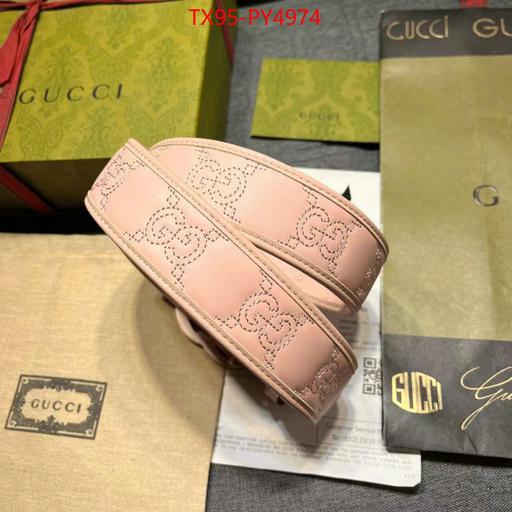 Belts-Gucci fake ID: PY4974 $: 95USD