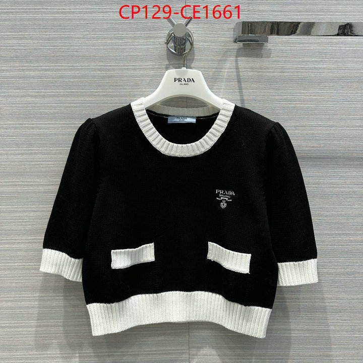 Clothing-Prada high ID: CE1661 $: 129USD