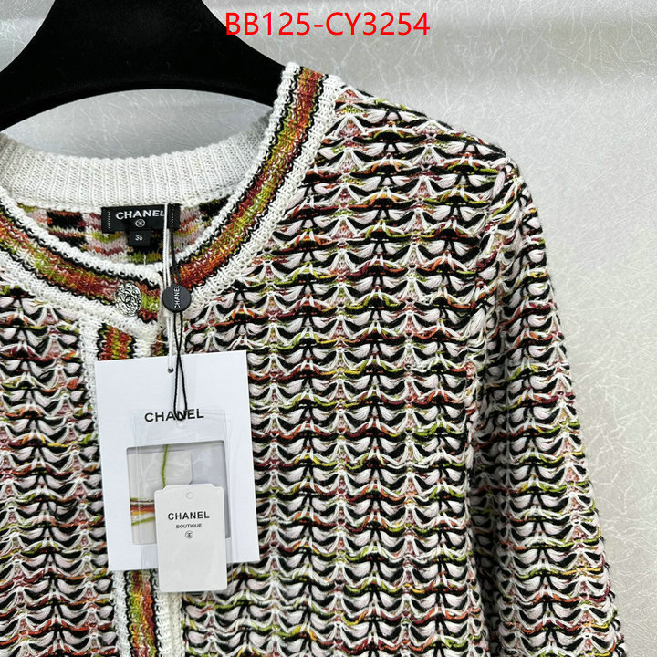 Clothing-Chanel highest quality replica ID: CY3254 $: 125USD