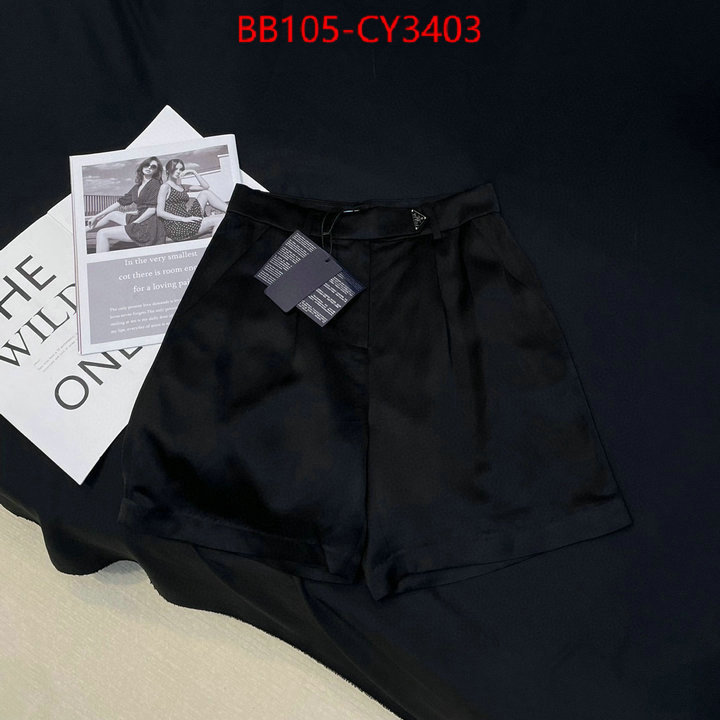 Clothing-Prada top brands like ID: CY3403 $: 105USD