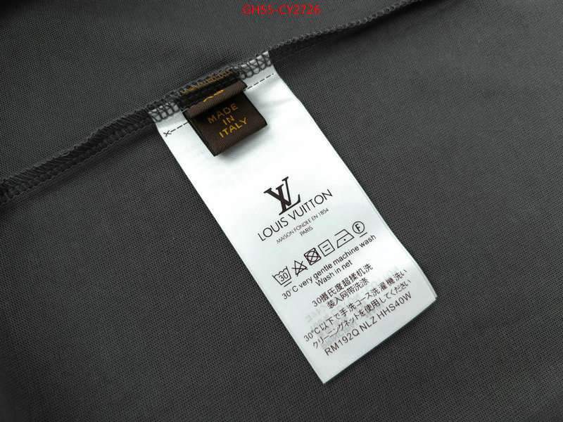 Clothing-LV 2023 replica wholesale cheap sales online ID: CY2726 $: 55USD