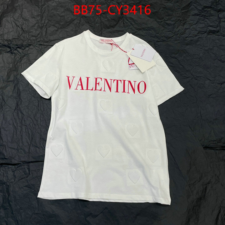 Clothing-Valentino high quality online ID: CY3416 $: 75USD