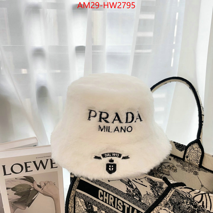 Cap (Hat)-Prada the best quality replica ID: HW2795 $: 29USD
