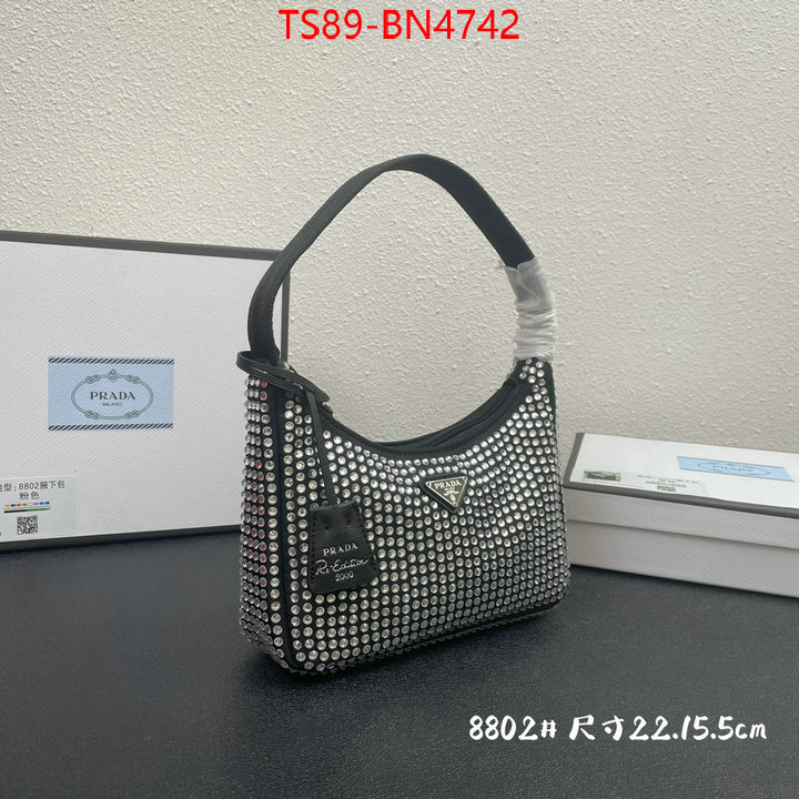 Prada Bags (4A)-Re-Edition 2000 designer fashion replica ID: BN4742 $: 89USD