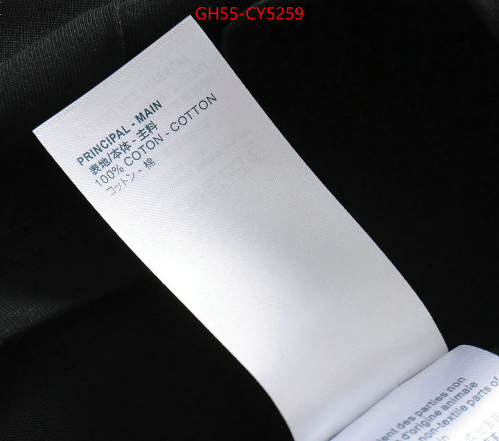 Clothing-LV fake designer ID: CY5259 $: 55USD