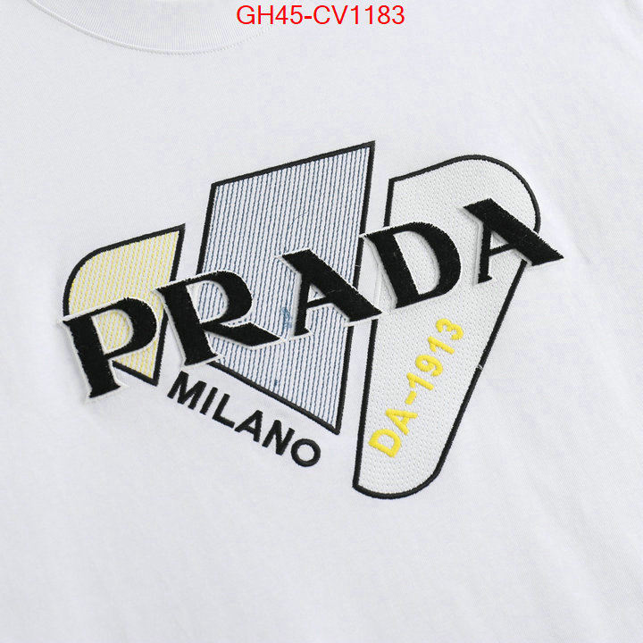 Clothing-Prada where can you buy a replica ID: CV1183 $: 45USD