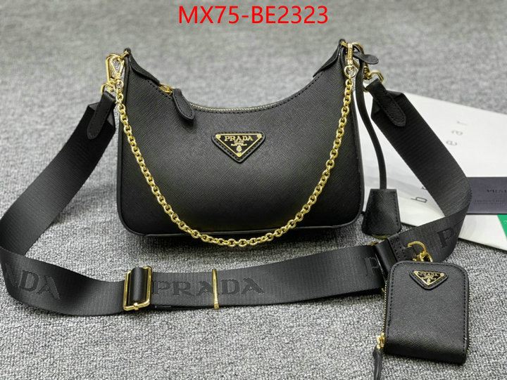 Prada Bags (4A)-Re-Edition 2000 for sale cheap now ID: BE2323 $: 75USD