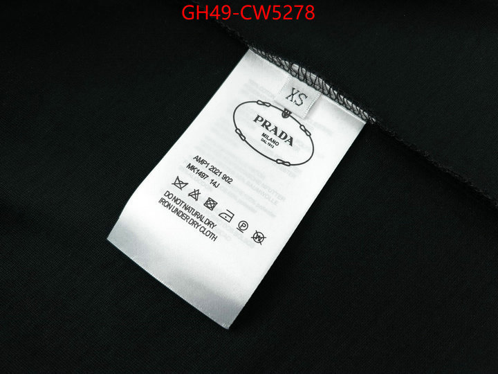 Clothing-Prada mirror quality ID: CW5278 $: 49USD