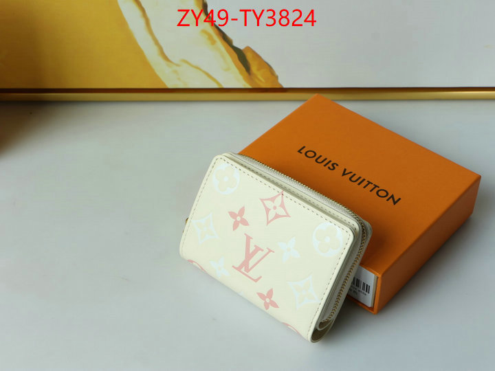 LV Bags(4A)-Wallet best aaaaa ID: TY3824 $: 49USD