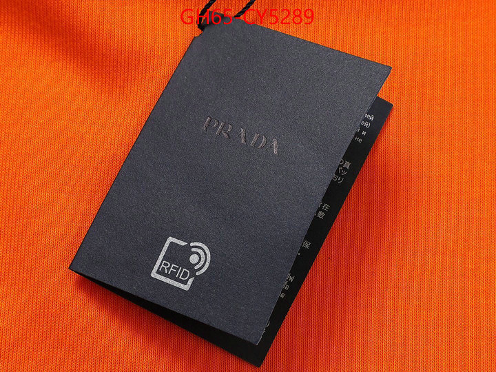 Clothing-Prada what is top quality replica ID: CY5289 $: 65USD