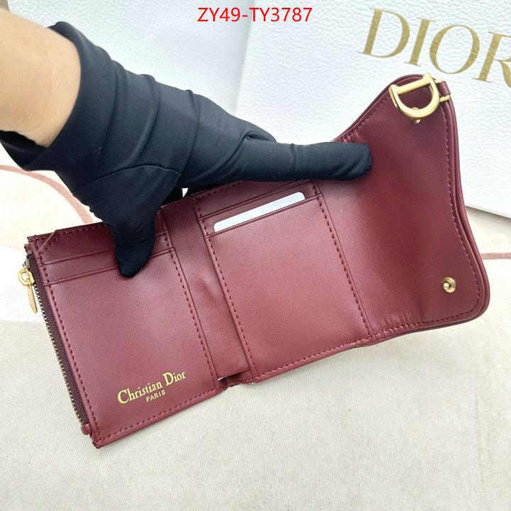 Dior Bags(4A)-Wallet- high quality replica ID: TY3787 $: 49USD