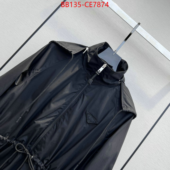 Clothing-Prada fake cheap best online ID: CE7874 $: 135USD