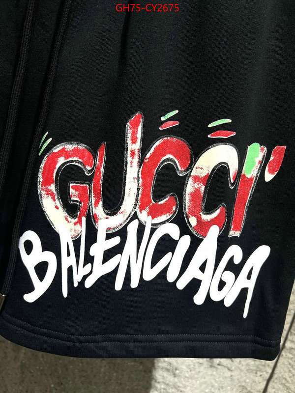 Clothing-Balenciaga highest product quality ID: CY2675 $: 75USD