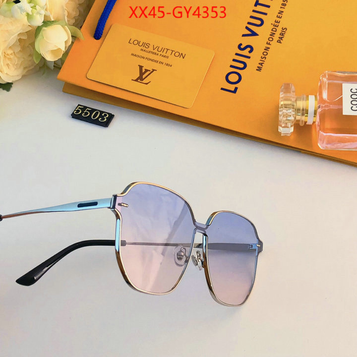 Glasses-LV buy high-quality fake ID: GY4353 $: 45USD