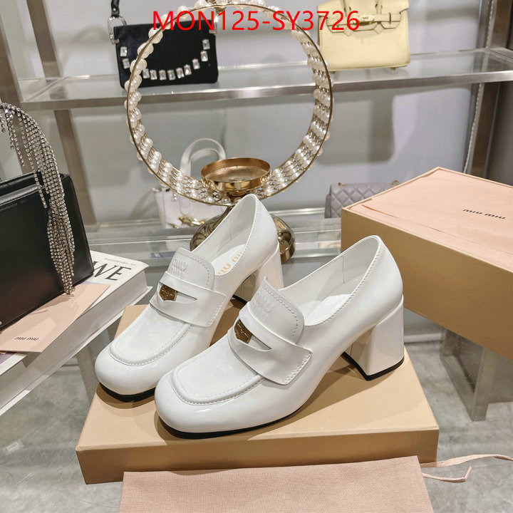 Women Shoes-Miu Miu high ID: SY3726 $: 125USD