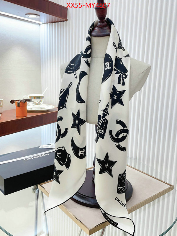 Scarf-Chanel where to buy ID: MY4807 $: 55USD