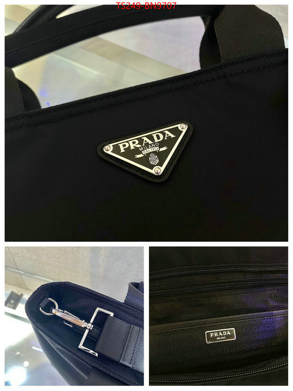 Prada Bags (TOP)-Handbag- best luxury replica ID: BN9707 $: 249USD