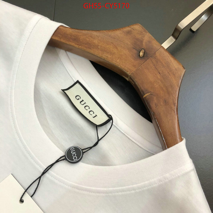 Clothing-Gucci luxury fashion replica designers ID: CY5170 $: 55USD