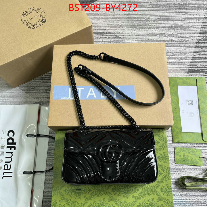 Gucci Bags(TOP)-Marmont high-end designer ID: BY4272 $: 209USD