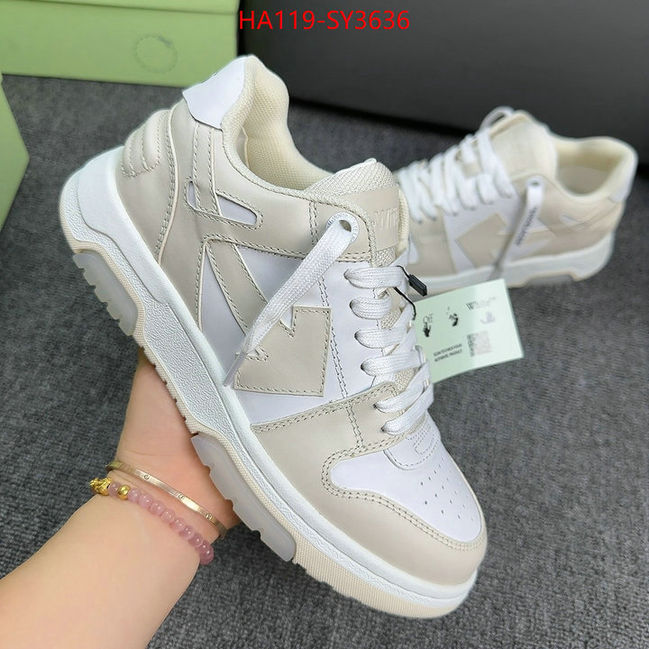 Women Shoes-Offwhite high quality aaaaa replica ID: SY3636 $: 119USD