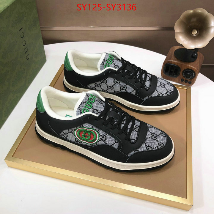 Men Shoes-Gucci find replica ID: SY3136 $: 125USD