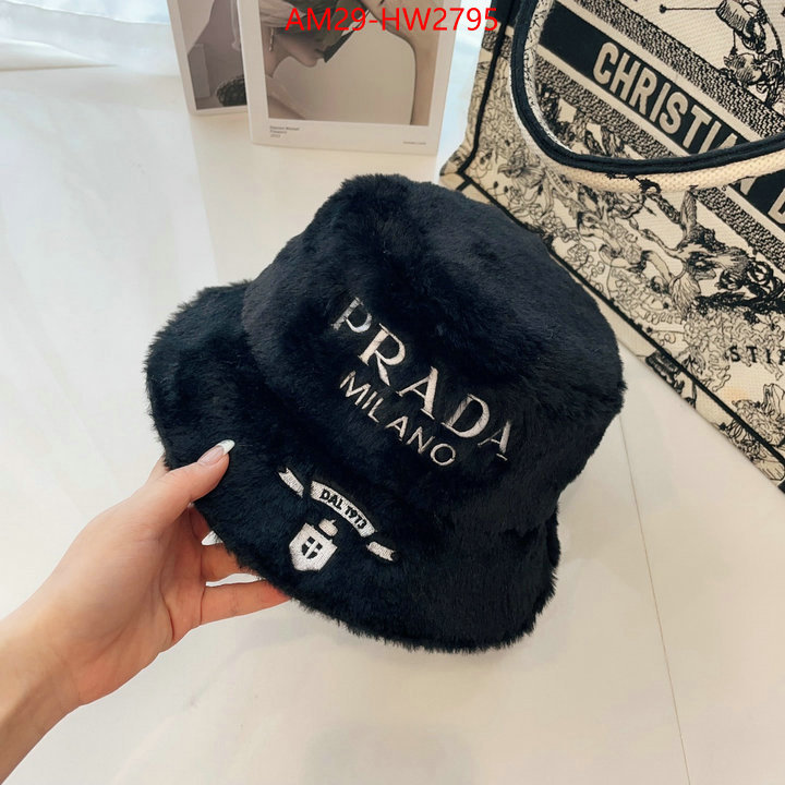 Cap (Hat)-Prada the best quality replica ID: HW2795 $: 29USD