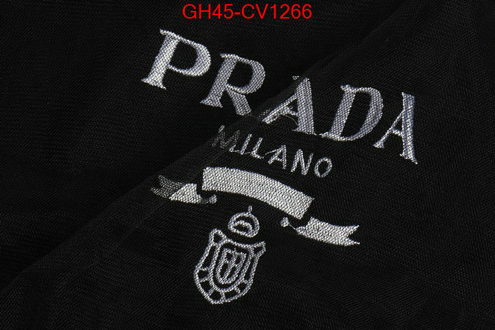 Clothing-Prada top quality replica ID: CV1266 $: 45USD