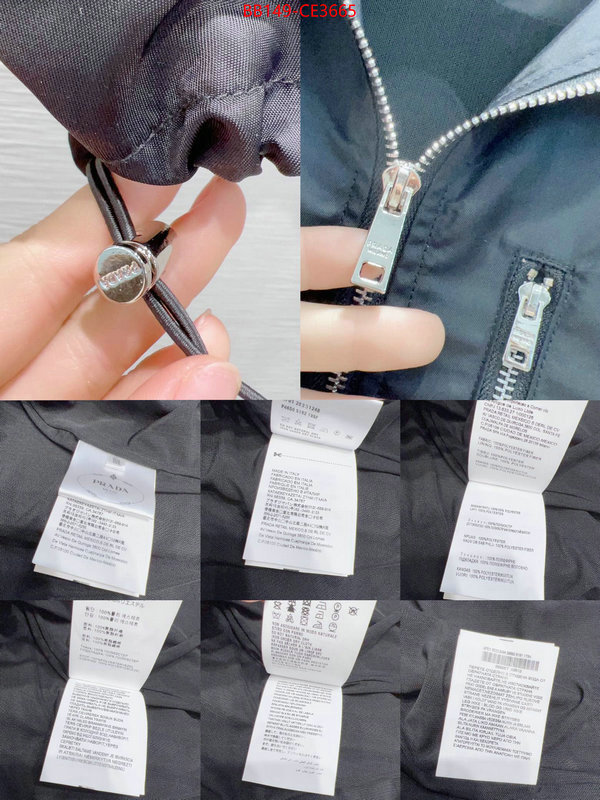 Clothing-Prada best replica quality ID: CE3665 $: 149USD