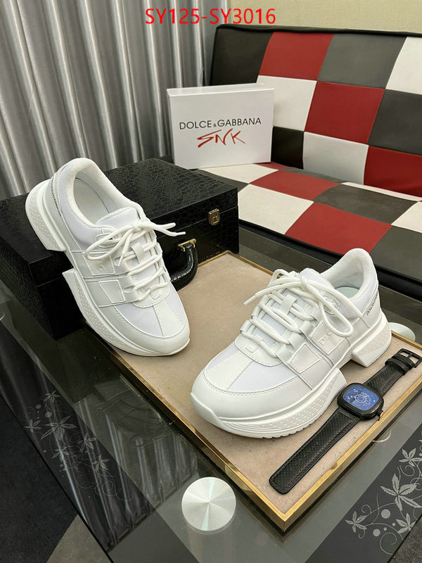 Men Shoes-DG buy 2023 replica ID: SY3016 $: 125USD