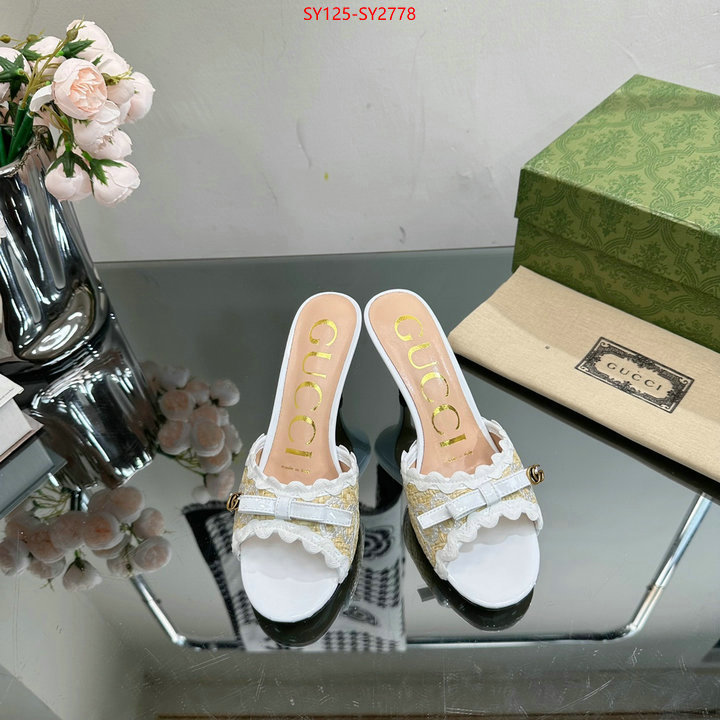 Women Shoes-Gucci replica 2023 perfect luxury ID: SY2778 $: 125USD