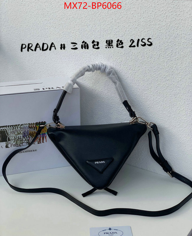 Prada Bags (4A)-Triangle first top ID: BP6066 $: 72USD