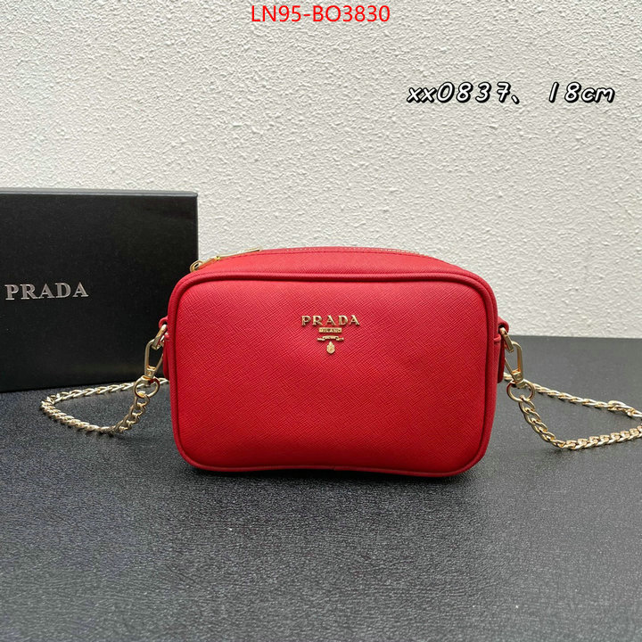 Prada Bags (4A)-Diagonal- top quality designer replica ID: BO3830 $: 95USD